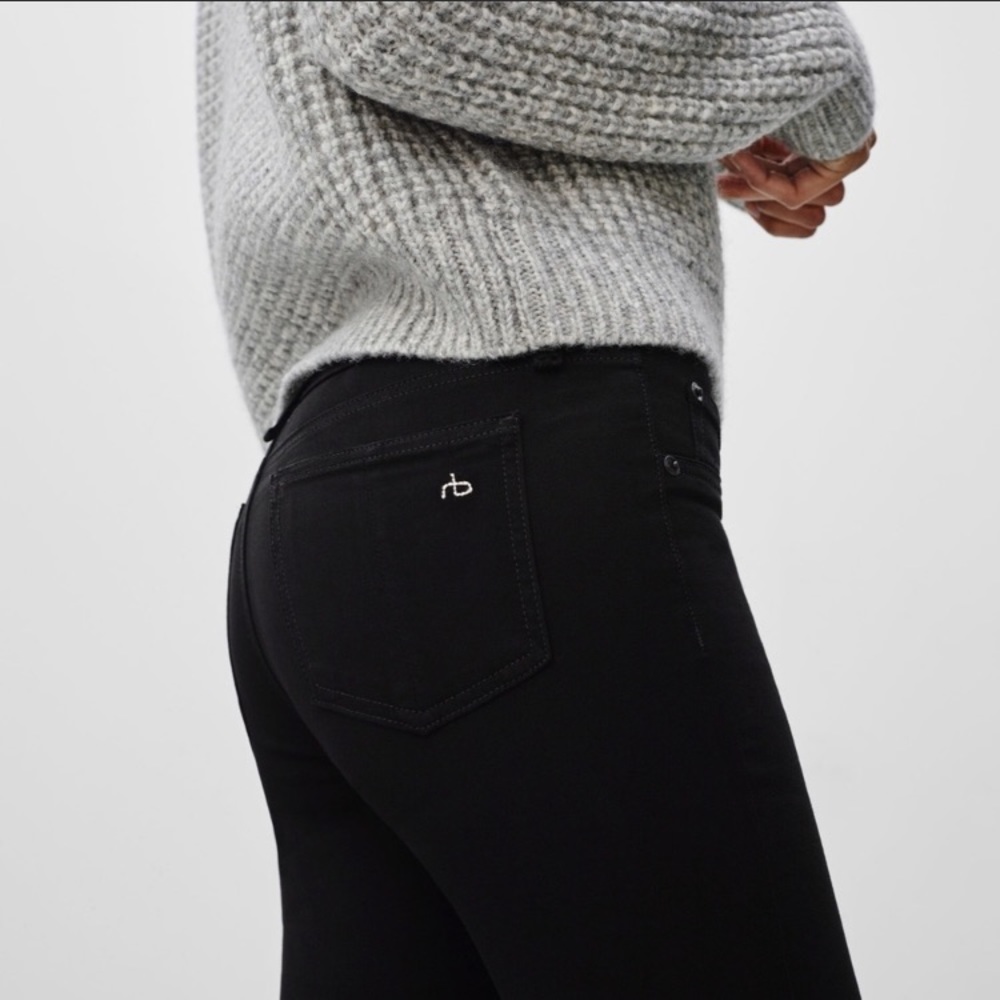 Rag & Bone Black Plush Leggings